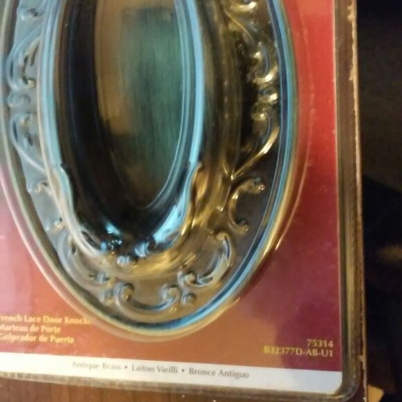 Brass Door Knocker Brainerd New Unopened 7" x 4 1/2" - Picture 3 of 3